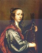 MIJTENS, Jan Lady Playing the Lute stg oil on canvas